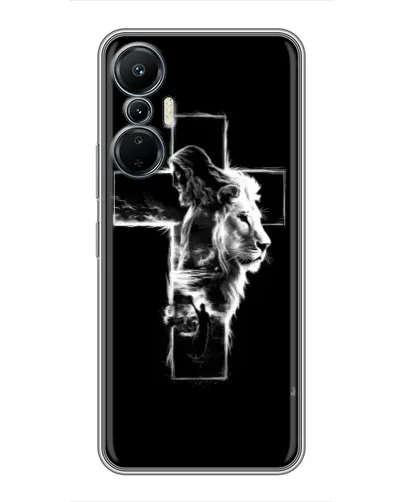 Чехол для Infinix Hot 20 (4G) с картинкой «Сияющий крест Jesus» Чехол для Infinix Hot 20 (4G) с картинкой «Сияющий крест Jesus»