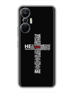 Чехол для Infinix Hot 20 (4G) с картинкой «Текстовый крест»