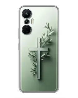 Чехол для Infinix Hot 20 (4G) с картинкой «Оливковая ветвь»