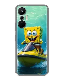 Чохол для Infinix Hot 20 (4G) з картинкою «Спанч Боб на гідроциклі» Чохол для Infinix Hot 20 (4G) з картинкою «Спанч Боб на гідроциклі»