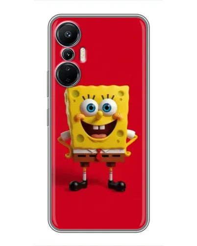 Чехол для Infinix Hot 20 (4G) с картинкой «Спанч Боб на красном» Чехол для Infinix Hot 20 (4G) с картинкой «Спанч Боб на красном»