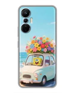 Чехол для Infinix Hot 20 (4G) с картинкой «Автомобильное путешествие»