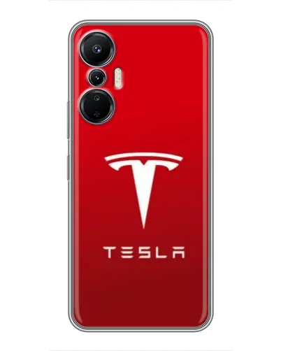 Чехол для Infinix Hot 20 (4G) с картинкой «Tesla Red Classic»