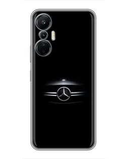 Чехол для Infinix Hot 20 (4G) с картинкой «Mercedes — абстрактные линии» Чехол для Infinix Hot 20 (4G) с картинкой «Mercedes — абстрактные линии»