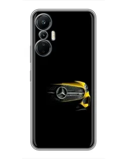 Чехол для Infinix Hot 20 (4G) с картинкой «Mercedes — ретро стиль»