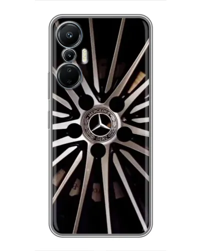 Чехол для Infinix Hot 20 (4G) с картинкой «Диск Mercedes»
