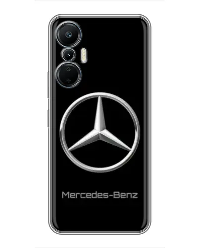 Чехол для Infinix Hot 20 (4G) с картинкой «Mercedes Silver Logo»