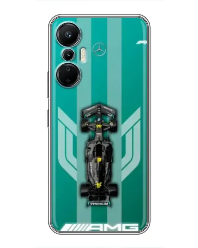Чехол для Infinix Hot 20 (4G) с картинкой «Mercedes AMG Petronas»
