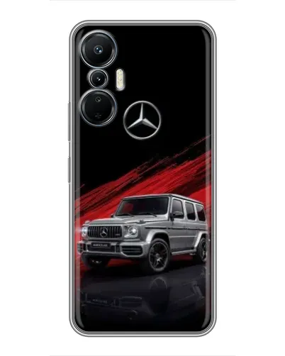 Чехол для Infinix Hot 20 (4G) с картинкой «Mercedes G-Class красный»