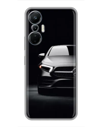Чехол для Infinix Hot 20 (4G) с картинкой «Свет фар Mercedes»