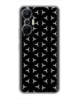 Чехол для Infinix Hot 20 (4G) с картинкой «Mercedes паттерн звезд»