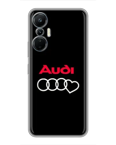 Чехол для Infinix Hot 20 (4G) с картинкой «Логотип Audi Heart» Чехол для Infinix Hot 20 (4G) с картинкой «Логотип Audi Heart»