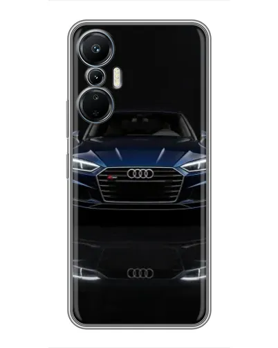 Чехол для Infinix Hot 20 (4G) с картинкой «Audi — ночное отражение» Чехол для Infinix Hot 20 (4G) с картинкой «Audi — ночное отражение»