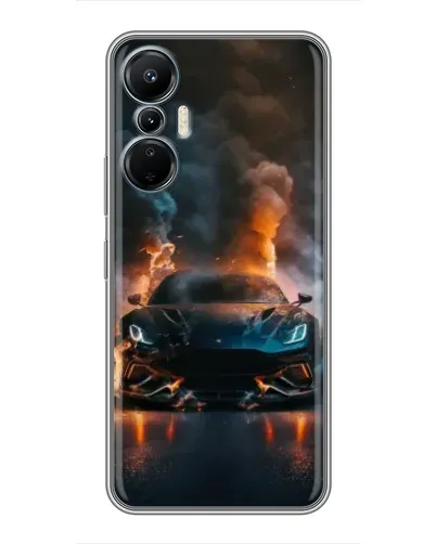 Чехол для Infinix Hot 20 (4G) с картинкой «Lamborghini дымная эстетика» Чехол для Infinix Hot 20 (4G) с картинкой «Lamborghini дымная эстетика»