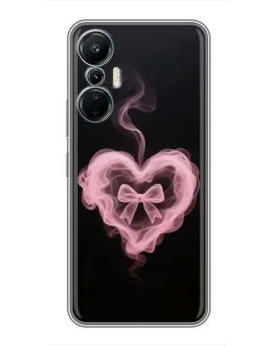 Чехол для Infinix Hot 20 (4G) с картинкой «Дымчатое сердце»