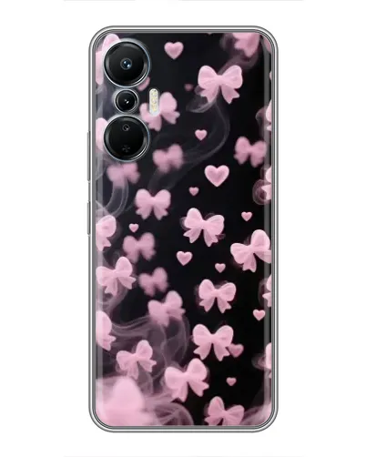 Чехол для Infinix Hot 20 (4G) с картинкой «Неоновое кружево»