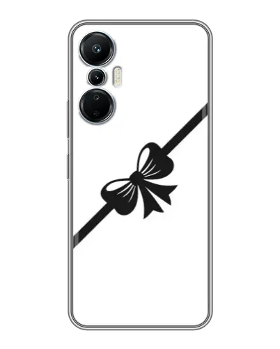 Чехол для Infinix Hot 20 (4G) с картинкой «Диагональный бант»