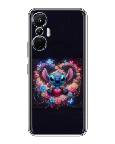 Чохол для Infinix Hot 20 (4G) з картинкою «Stitch у квітах» Чохол для Infinix Hot 20 (4G) з картинкою «Stitch у квітах»