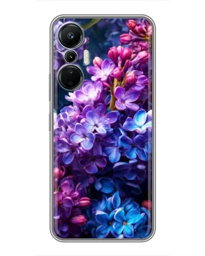 Чехол для Infinix Hot 20 (4G) с картинкой «Сиреневый цвет»