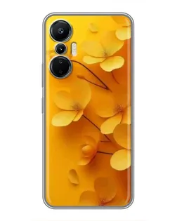Чехол для Infinix Hot 20 (4G) с картинкой «Золотые лепестки» Чехол для Infinix Hot 20 (4G) с картинкой «Золотые лепестки»