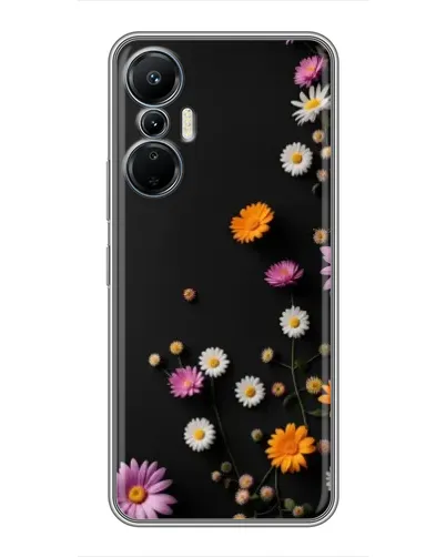Чехол для Infinix Hot 20 (4G) с картинкой «Цветочная композиция»