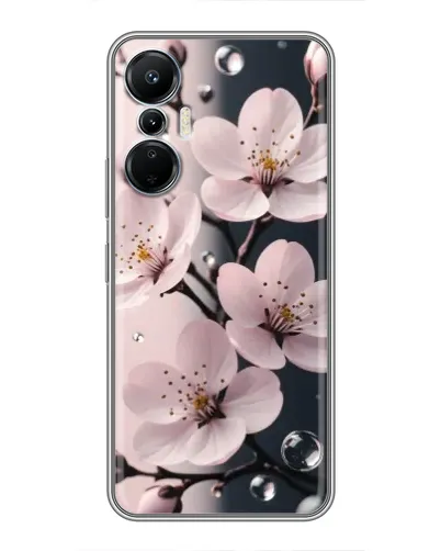 Чехол для Infinix Hot 20 (4G) с картинкой «Нежная сакура и капли» Чехол для Infinix Hot 20 (4G) с картинкой «Нежная сакура и капли»