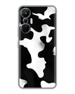 Чехол для Infinix Hot 20 (4G) с картинкой «Черно-белое пятно»