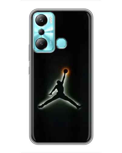 Чехол для Infinix Hot 20i (X665E) с картинкой «Jordan Gradient Logo»