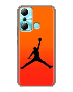 Чехол для Infinix Hot 20i (X665E) с картинкой «Jordan Sunset»