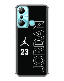Чехол для Infinix Hot 20i (X665E) с картинкой «Jordan Vertical»