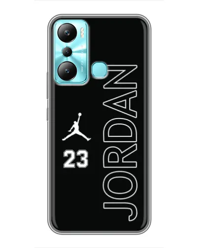 Чехол для Infinix Hot 20i (X665E) с картинкой «Jordan Vertical»