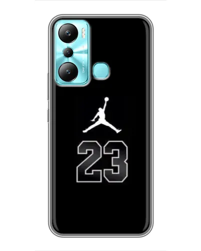 Чехол для Infinix Hot 20i (X665E) с картинкой «Jordan Flight 23»