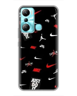 Чехол для Infinix Hot 20i (X665E) с картинкой «Nike Mix Pattern»
