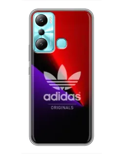 Чохол для Infinix Hot 20i (X665E) з картинкою «Adidas Red Neon»