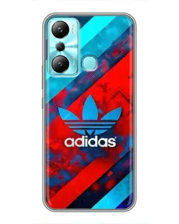 Чехол для Infinix Hot 20i (X665E) с картинкой «Абстракция Adidas»