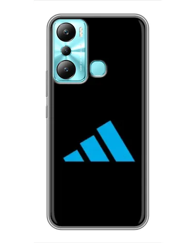Чехол для Infinix Hot 20i (X665E) с картинкой «Adidas Cyan Logo»