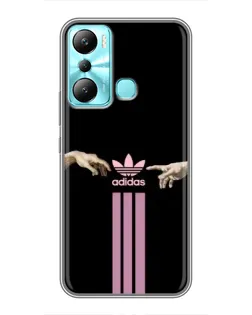 Чехол для Infinix Hot 20i (X665E) с картинкой «Adidas Hands»