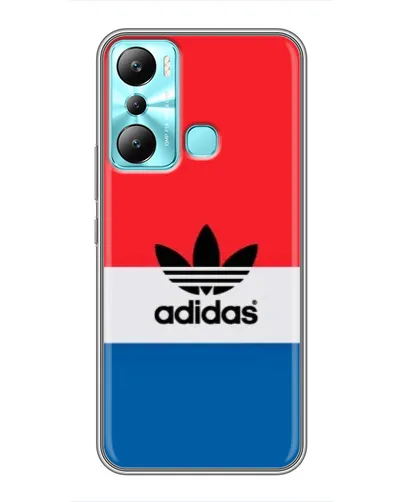 Чехол для Infinix Hot 20i (X665E) с картинкой «Ретро блоки Adidas»