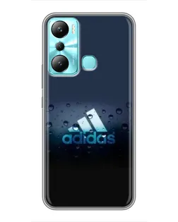 Чехол для Infinix Hot 20i (X665E) с картинкой «Adidas Water Drops»