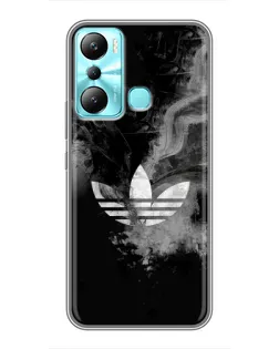 Чехол для Infinix Hot 20i (X665E) с картинкой «Абстрактный дым Adidas»