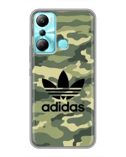 Чехол для Infinix Hot 20i (X665E) с картинкой «Милитари стиль Adidas»