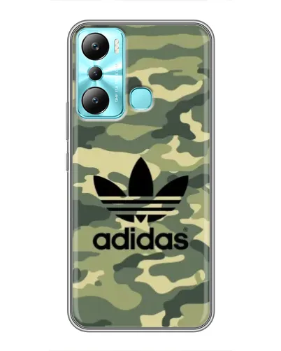 Чехол для Infinix Hot 20i (X665E) с картинкой «Милитари стиль Adidas»