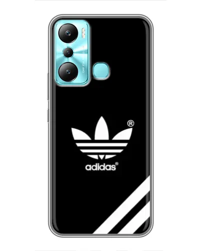 Чехол для Infinix Hot 20i (X665E) с картинкой «Adidas с диагональными полосами»
