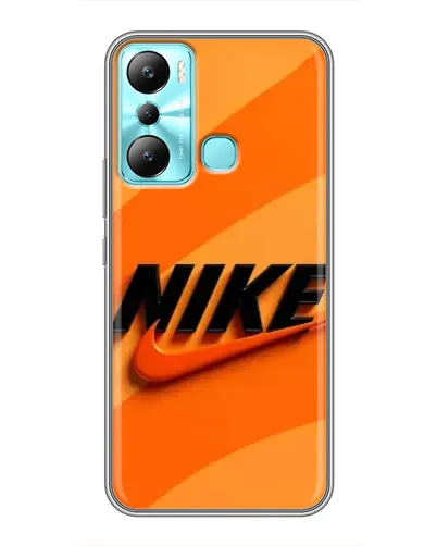 Чехол для Infinix Hot 20i (X665E) с картинкой «Оранжевый драйв Nike» Чехол для Infinix Hot 20i (X665E) с картинкой «Оранжевый драйв Nike»