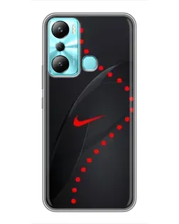 Чехол для Infinix Hot 20i (X665E) с картинкой «Абстрактный дизайн Nike»