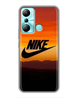 Чехол для Infinix Hot 20i (X665E) с картинкой «Nike — вечерний горизонт»
