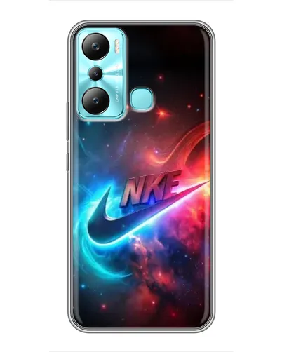 Чехол для Infinix Hot 20i (X665E) с картинкой «Огненный логотип Nike» Чехол для Infinix Hot 20i (X665E) с картинкой «Огненный логотип Nike»