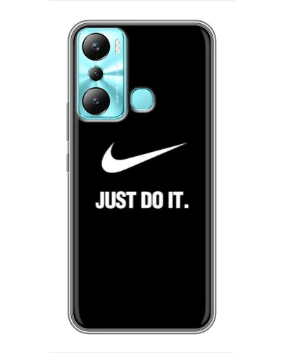 Чехол для Infinix Hot 20i (X665E) с картинкой «Классический принт Nike» Чехол для Infinix Hot 20i (X665E) с картинкой «Классический принт Nike»