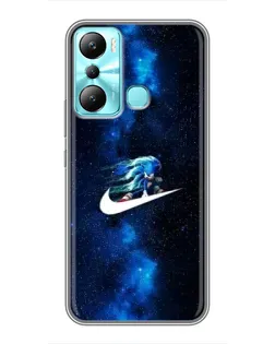 Чехол для Infinix Hot 20i (X665E) с картинкой «Звездный путь Nike»