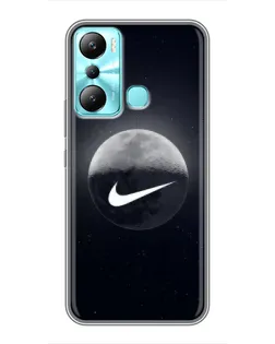 Чехол для Infinix Hot 20i (X665E) с картинкой «Nike в стиле граффити»